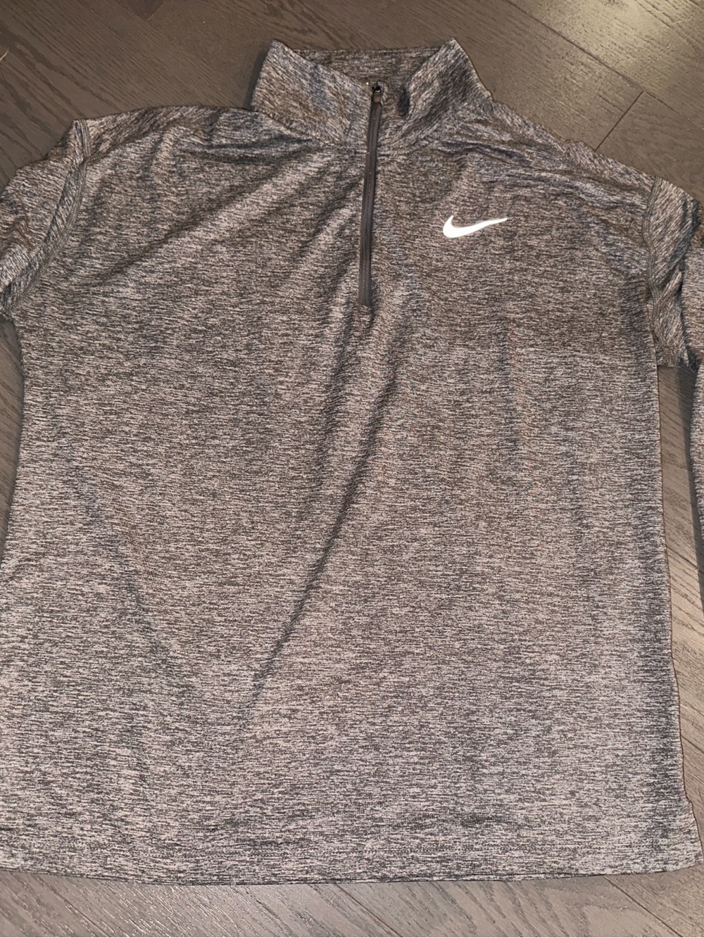 Nike Women’s Running Dri-FIT 1/2 Zip Pullover Grey Athletic Top M